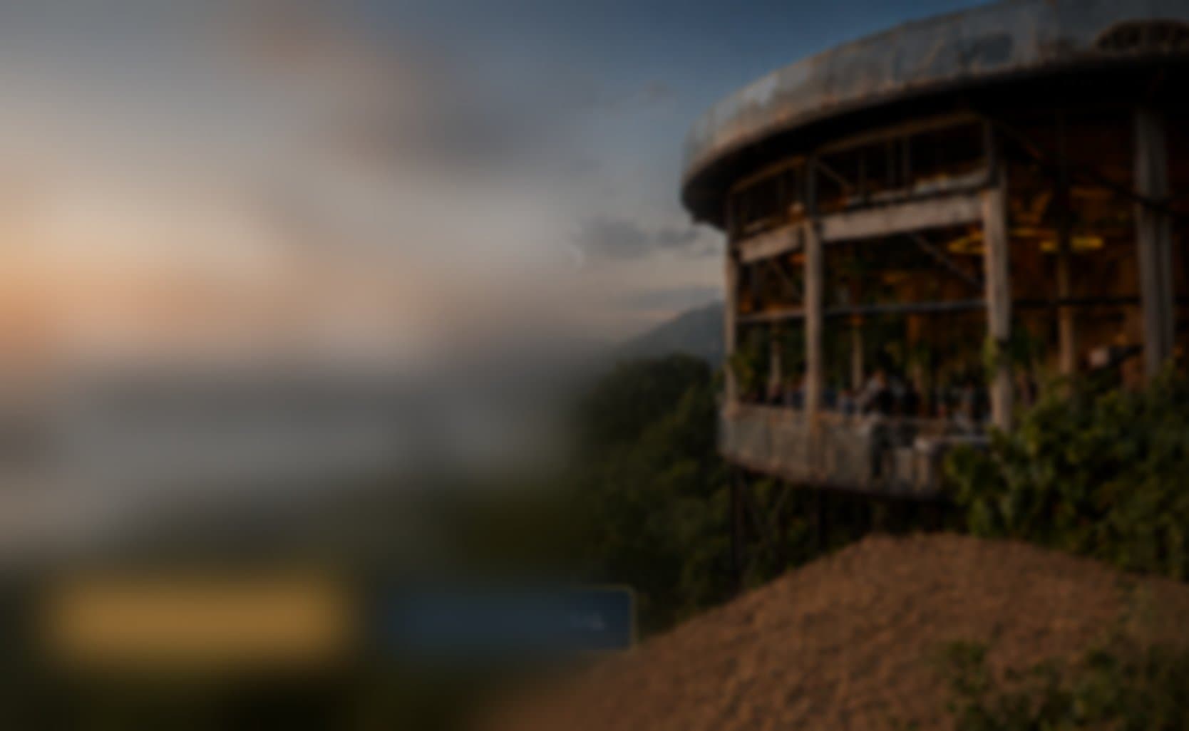 Tree Bay Club House on Karon Viewpoint at sunset